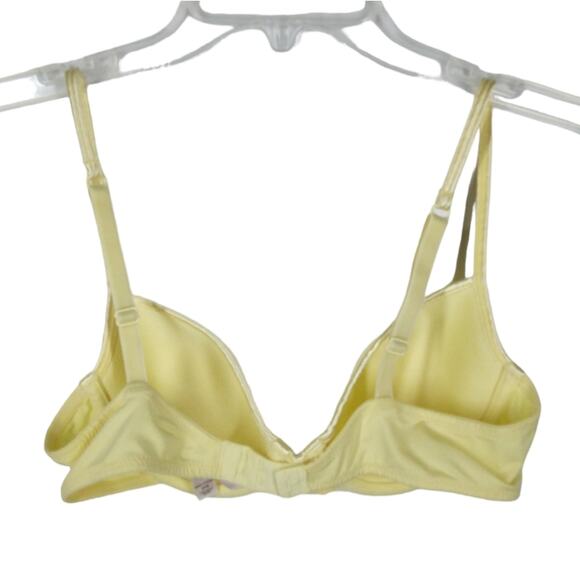 Victoria's Secret Angels Unlined Demi Bra Yellow size 34B - Picture 2 of 9